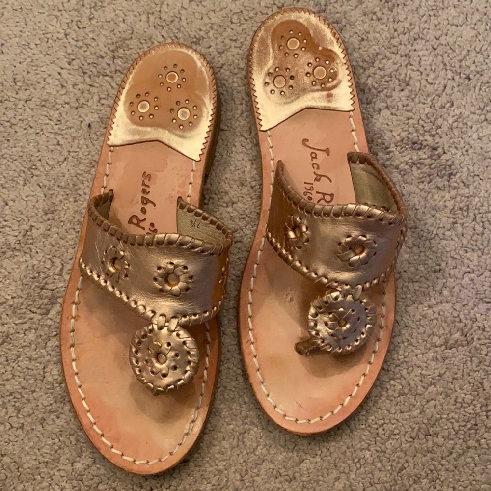Rose Gold Jack Rogers